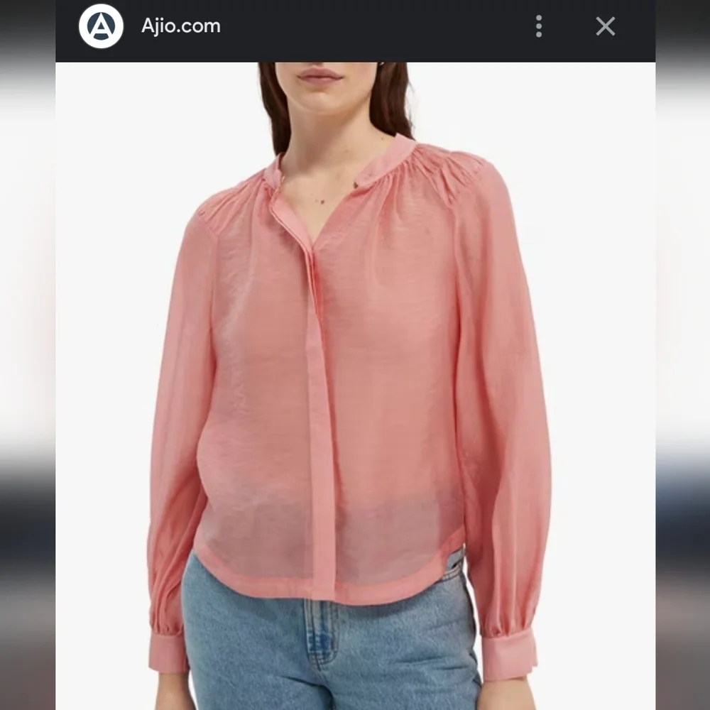 Scotch & Soda Shirt with Voluminous Sleeves Sz XL